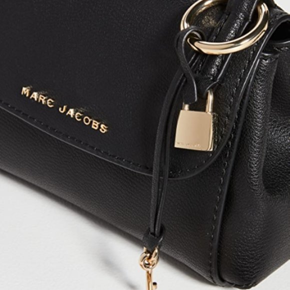 Marc Jacobs Bags Marc Jacobs Black Boho Grind Small Pebbled Leather